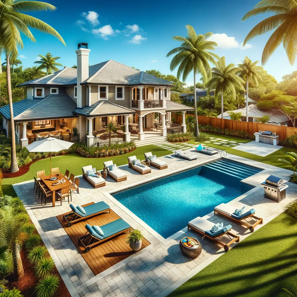 Casas con piscina en Florida con beneficios y costos de mantenimiento